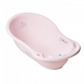 Превью-фото #1 Ванна детская `Кролики` со сливом 86см (pink-розовый)