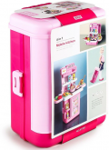 Превью-фото #1 Игровой набор BOWA `Передвижная кухня` (63х49 см, 41 дет., сборный, свет, звук, в чемодане, розовый)