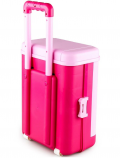 Превью-фото #3 Игровой набор BOWA `Передвижная кухня` (63х49 см, 41 дет., сборный, свет, звук, в чемодане, розовый)