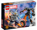 Превью-фото #3 Конструктор LEGO Super Heroes `Робот и мотоцикл Призрачного Гонщика`