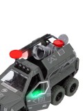 Превью-фото #9 Машинка на пульте р/у `BeBoy`, выдвижная пушка стреляет дисками, световые эффекты, USB зарядное устройство, размер машинки 22*10*10 см, в/к 34*13*11