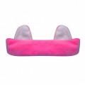 Превью-фото #2 Повязка-резинка на голову `Милые ушки`, цвет розовый