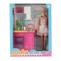 Превью-фото #2 Игровой набор с куклой DEFA Lucy `Кухонный гарнитур`