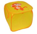 Превью-фото #1 Корзина для хранения игрушек `Обезьянка`, цвет желтый