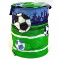 Превью-фото #1 Корзина для хранения игрушек `Футбол`, цвет сине-зеленый