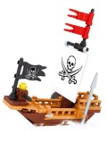 Превью-фото #2 Конструктор пластмассовый AUSINI, `Пираты: Лодка с капитаном` (66 деталей)