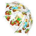 Превью-фото #1 Зонт детский майнкрафт r-50см, прозрачный, полуавтомат