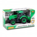 Превью-фото #1 Трактор `Прогресс` сельскохозяйственный инерционный (зелёный) (в коробке)