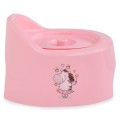 Превью-фото #1 Горшок детский туалетный с крышкой 0,8 л, цвет: розовый