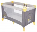 Превью-фото #1 Манеж-кровать PITUSO Florecita Grey/Серый, 1 уровень,2 кольца,2 колеса,лаз на молнии,125X65X78 см
