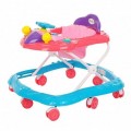 Превью-фото #1 Ходунки Самолёт BAMBOLA (8 колес,игрушки,муз) Blue/Голубой-розовый