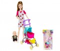 Превью-фото #1 Кукла Miss Kapriz Мама с малышом в коляске, в пак.